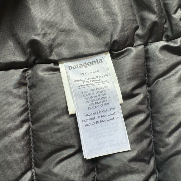 Patagonia women’s down sweater jacket BLACK - Picture 6 of 6